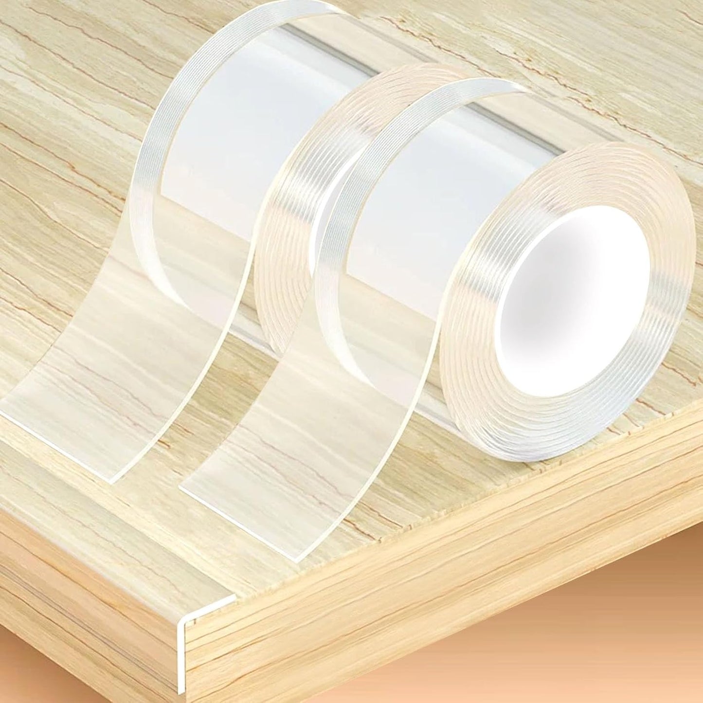 Clear Soft Corner Protectors for Furniture Strip,2 in x 13.12 FT x 2 Rolls,Sharp Edge & Table