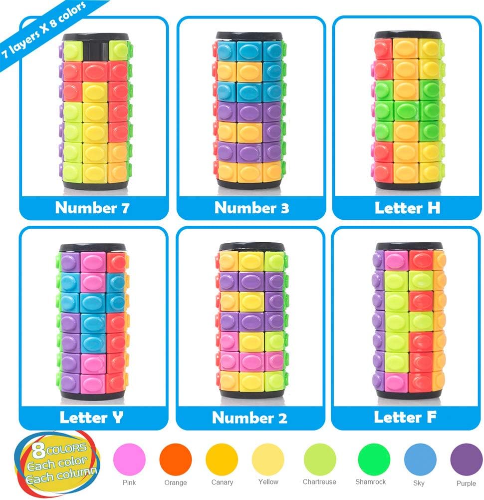 R.Y.TOYS Rotate and Slide Puzzle-Design Patent,Fidget Toys(Restore Order/Create Patterns) 8