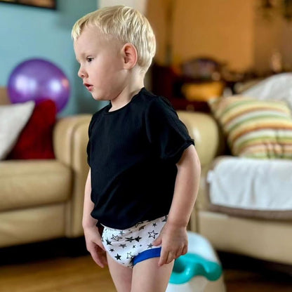 BIG ELEPHANT Potty Training Underwear - 10 Pack, 100% Cotton Absorbent Unisex Toddler Pee Pants for