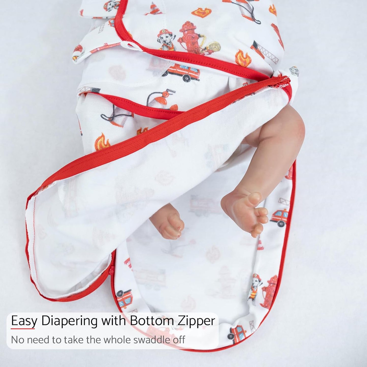 LollyBanks Baby Swaddles, 100% Organic Cotton Swaddle for Newborns Boys and Girls, 0-3 Months