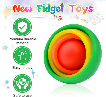 Fidget Toy for Adults, Gyro Fidget Desk Toys, Ideal Gift for Boys Girls Teens Kids, ADHD Autism
