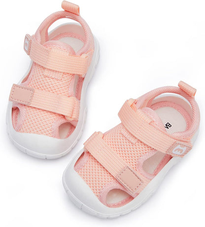 BMCiTYBM Baby Boy Girl Closed Toe Summer Sandals Lightweight Shoes Infant Non-Slip First Walking