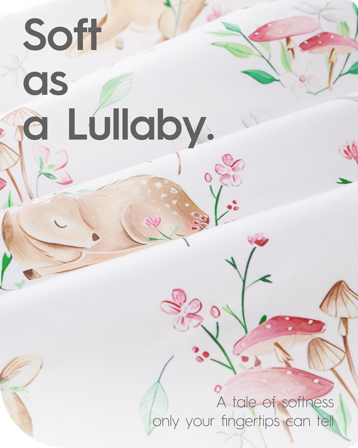Changing Pad Cover for Girls Boys, TotBasic Premium Soft Changing Table Covers, Stretchy Jersey