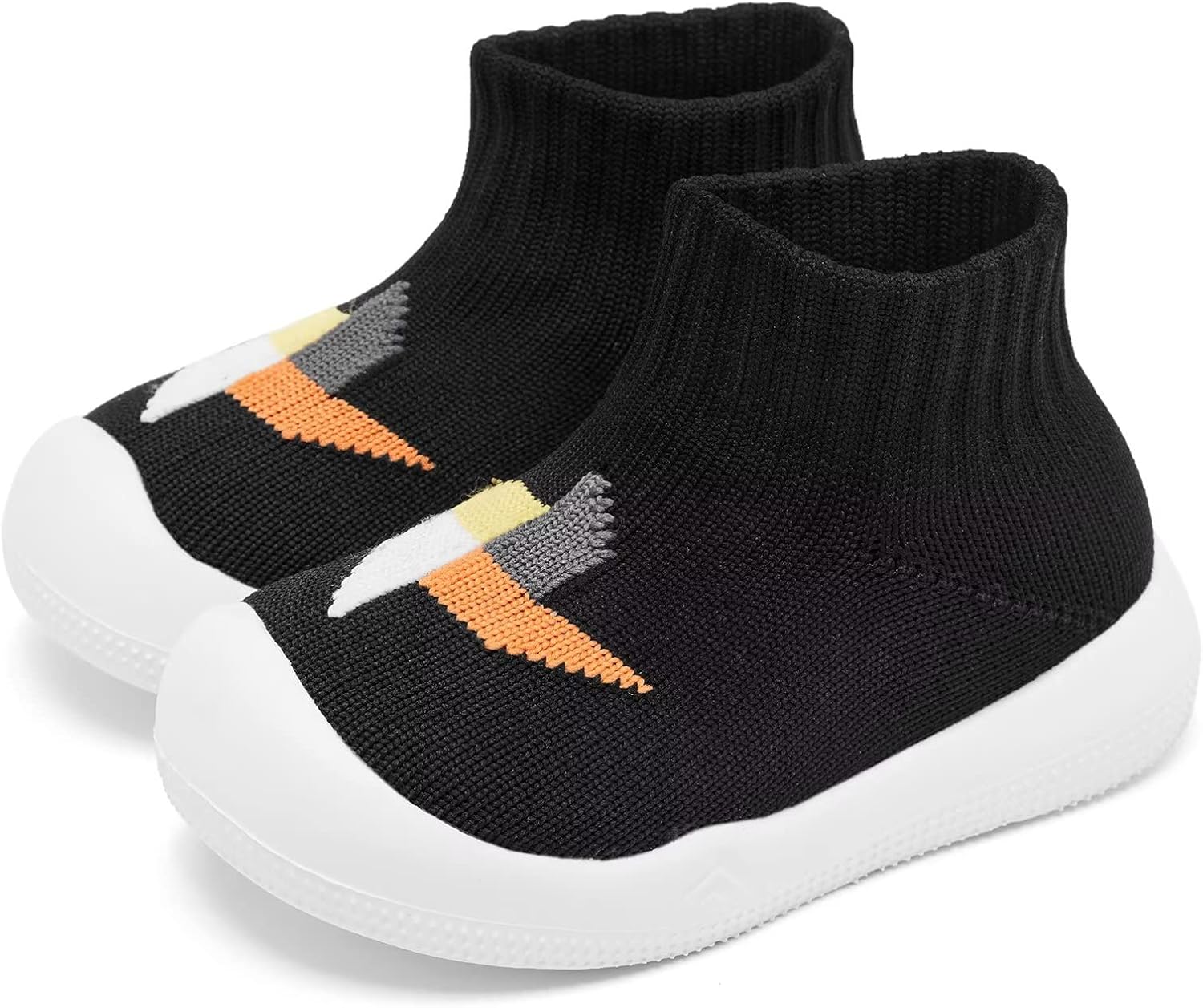 Eashi Baby Boy Girl Non-Skid Indoor Infant Walking Shoes Breathable Warm Elastic Sock Shoes with