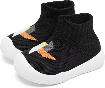 Eashi Baby Boy Girl Non-Skid Indoor Infant Walking Shoes Breathable Warm Elastic Sock Shoes with