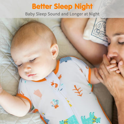 Transition Swaddle 0-3 Months, Newborn Sleep Sack Arms up Swaddle 2-Way Zipper 100% Cotton Arms