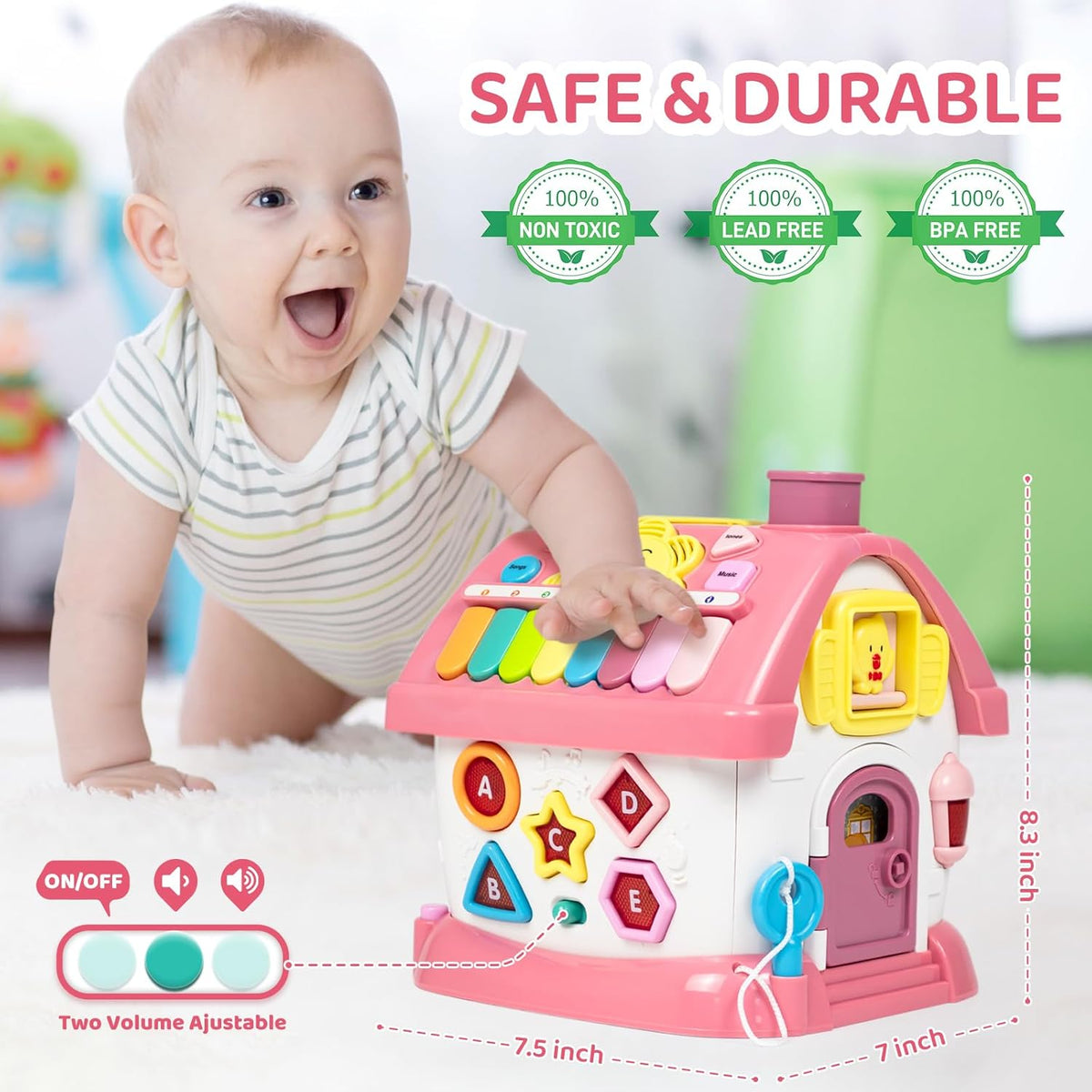 Marstone Toddler Toys for 1 Year Old Girl Gifts: First 1st Birthday Gifts for Girls and Boys