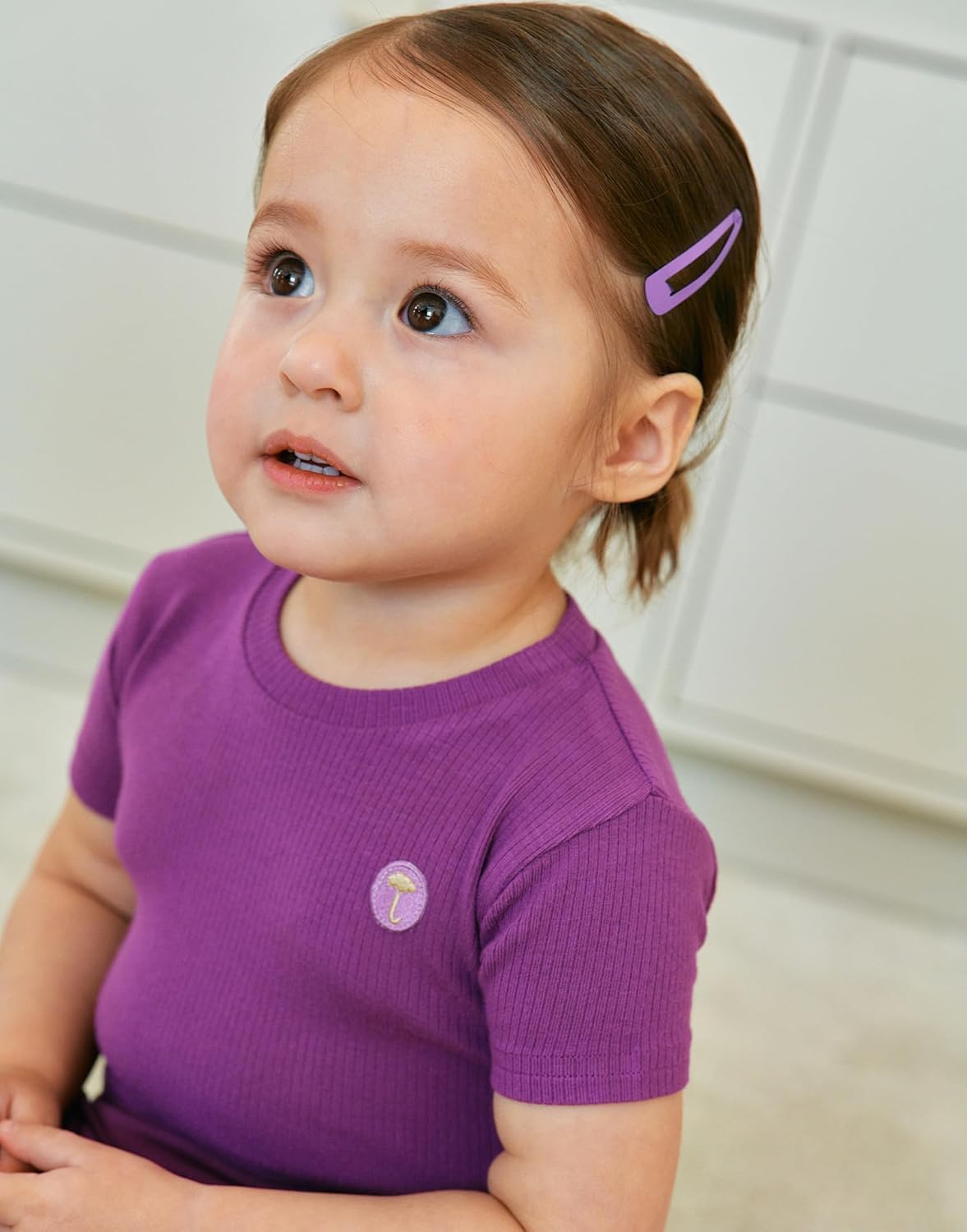 moimoln Pajamas Set 6M-5Y Solid Ribbed Unisex Baby & Toddler, Soft Viscose, Snug-Fit, Everyday