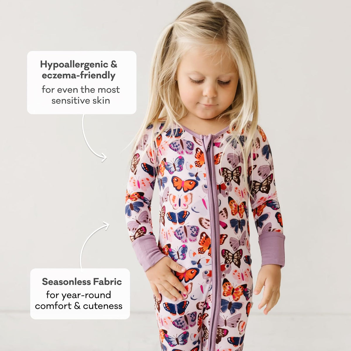 Little Sleepies Pajamas for Baby Boys & Girls, Viscose from Bamboo Baby Pajamas, Preemie & Newborn
