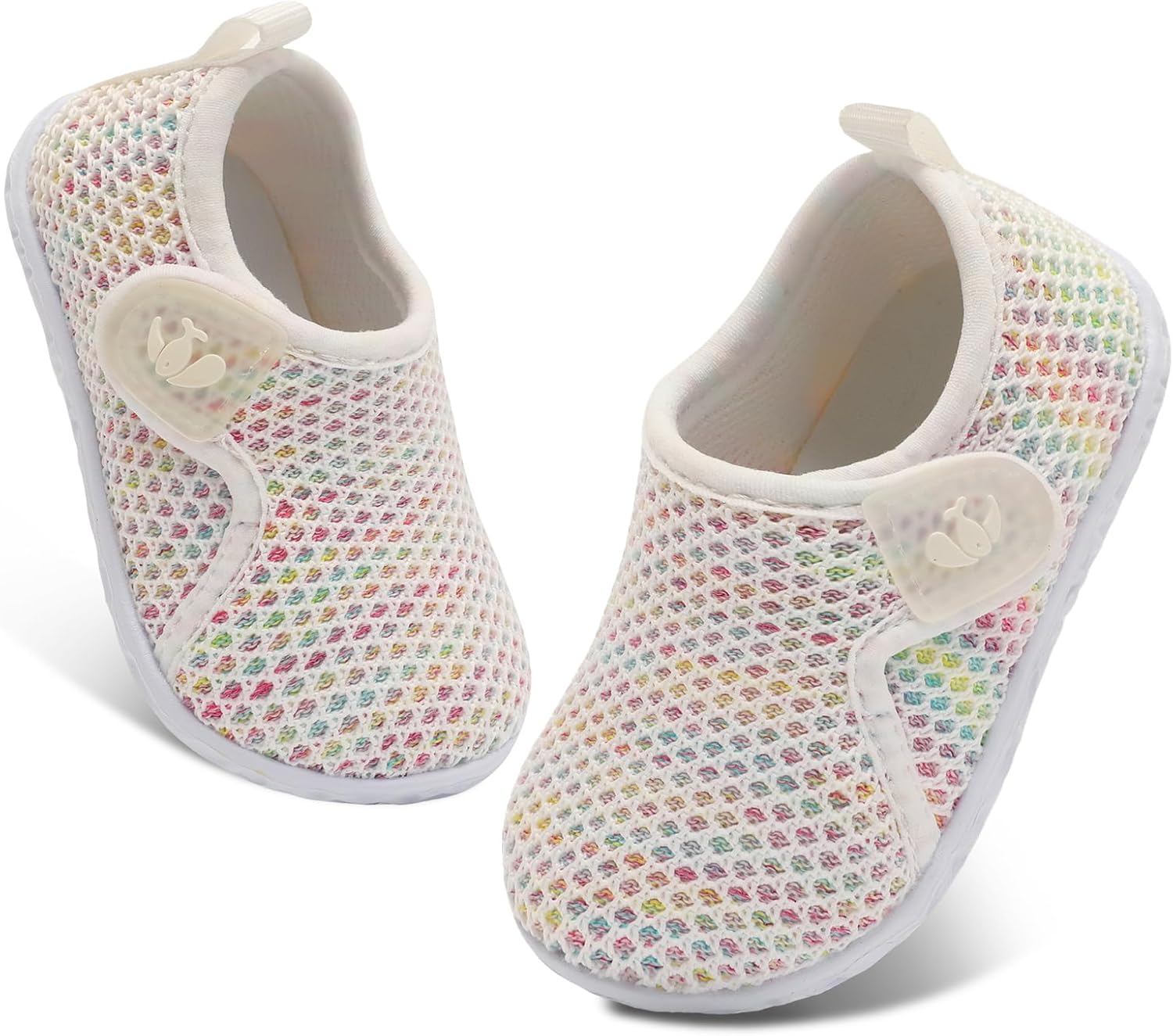 FEETCITY Baby Boys Girls First Walking Shoes Infant Sneakers Crib Shoes Breathable Lightweight Slip
