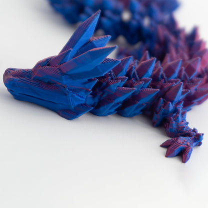 Dragon Egg, Easter Egg with Pet Dragon, 3D Printed Dragon, Crystal Dragon Fidget Toy, Articulated