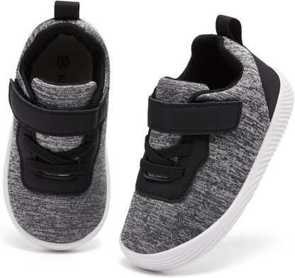 MORENDL Toddler Sneakers Baby Boys & Girls Barefoot Shoes Lightweight Breathable Walking Running