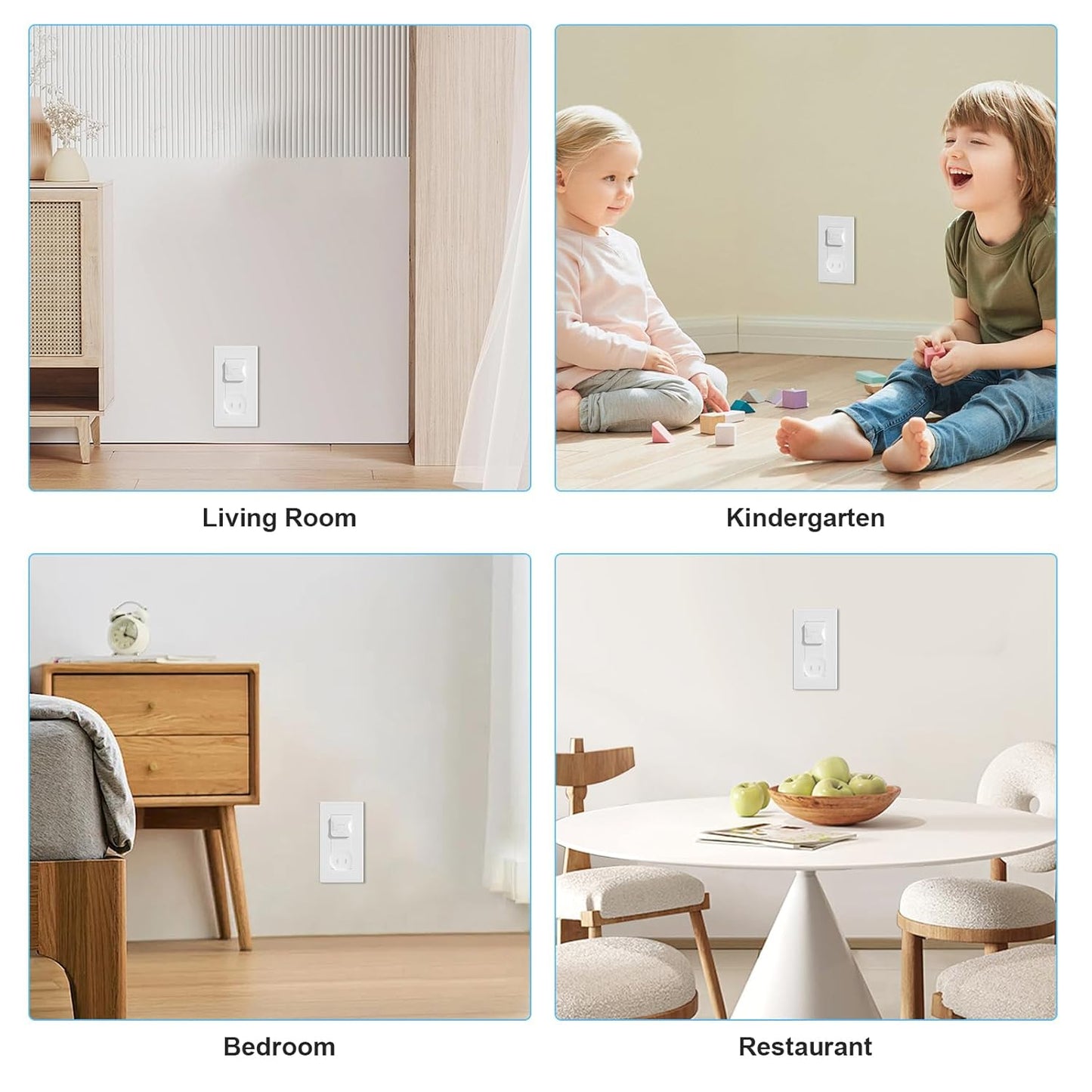 Babepai Outlet Covers Baby Proofing 55-Pack White, Child Proof Electrical Protector Safety Baby