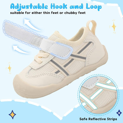 Scurtain Baby Shoes Boy Girl First Walking Shoe Infant Crib Breathable Sneakers Lightweight