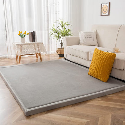 MAXYOYO Baby Play Mat, 1.2" Thick Memory Foam Soft Padded Carpet with Non-Slip Backing, 3x5 ft