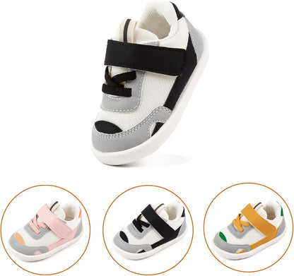 Baby Boy Girl Shoes Infant Non Slip Sneakers Breathable Lightweight Toddler First Walking Shoes 6