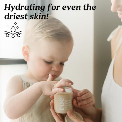 Roe Wellness- Baby Cream Lotion Ointment | Full Body Biome Barrier Cream | Clean Ingredients, Dry