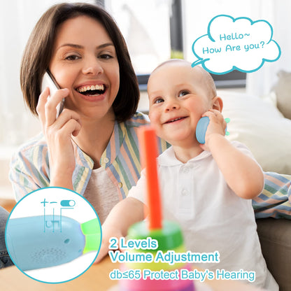 Richgv Baby Cell Phone Toy, Sensory Learning Toys with 12 Functions