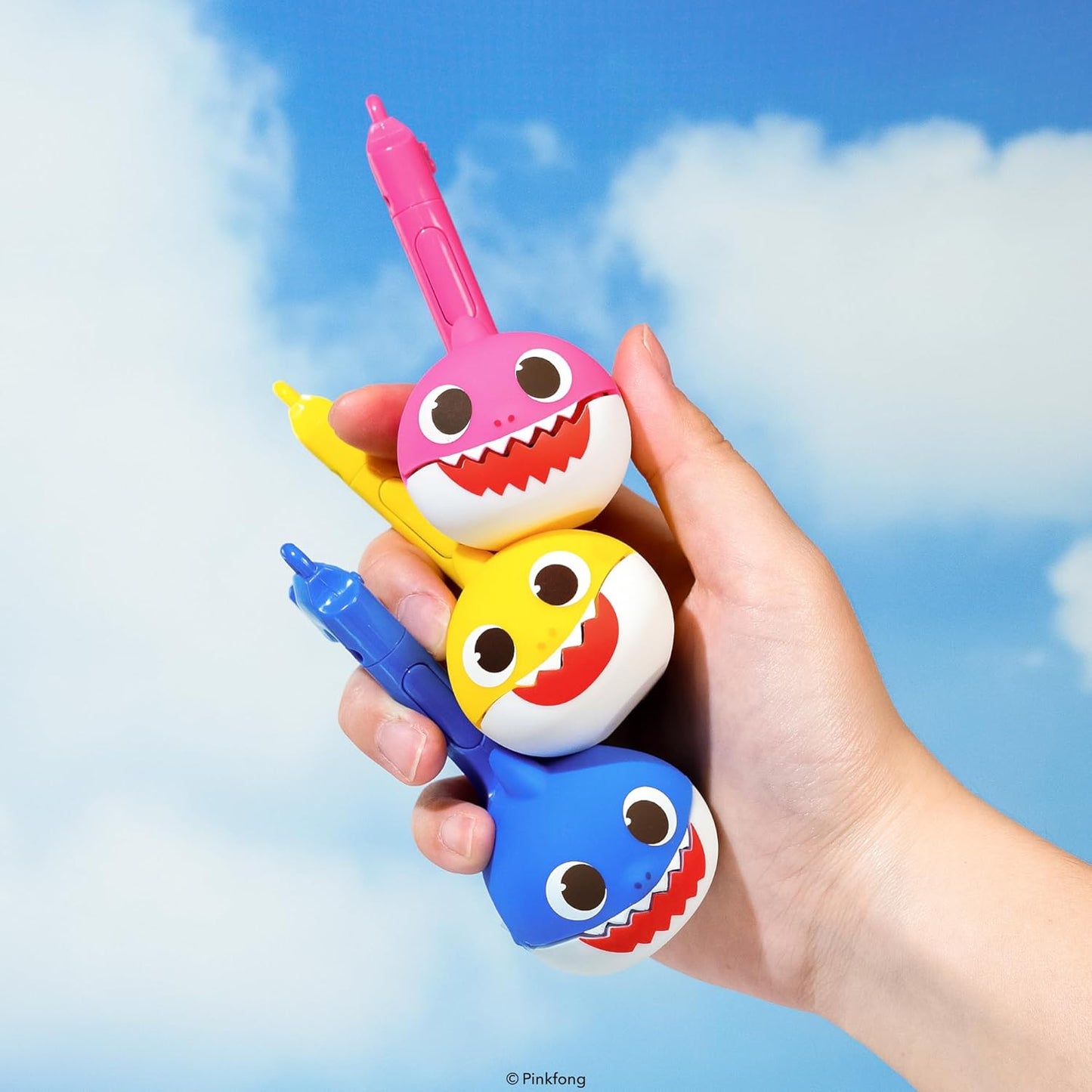 Otamatone Melody [Special Baby Shark Edition] Portable Mini Size Electronic Keychain Musical Toy