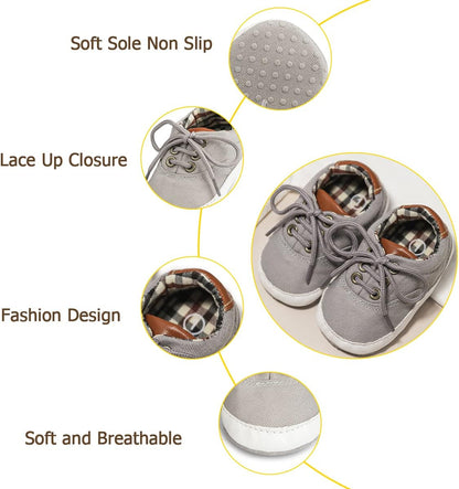 Morbido Infant Baby Boys Girls Canvas Sneaker Toddler Slip On Anti Skid Newborn First Walkers Candy