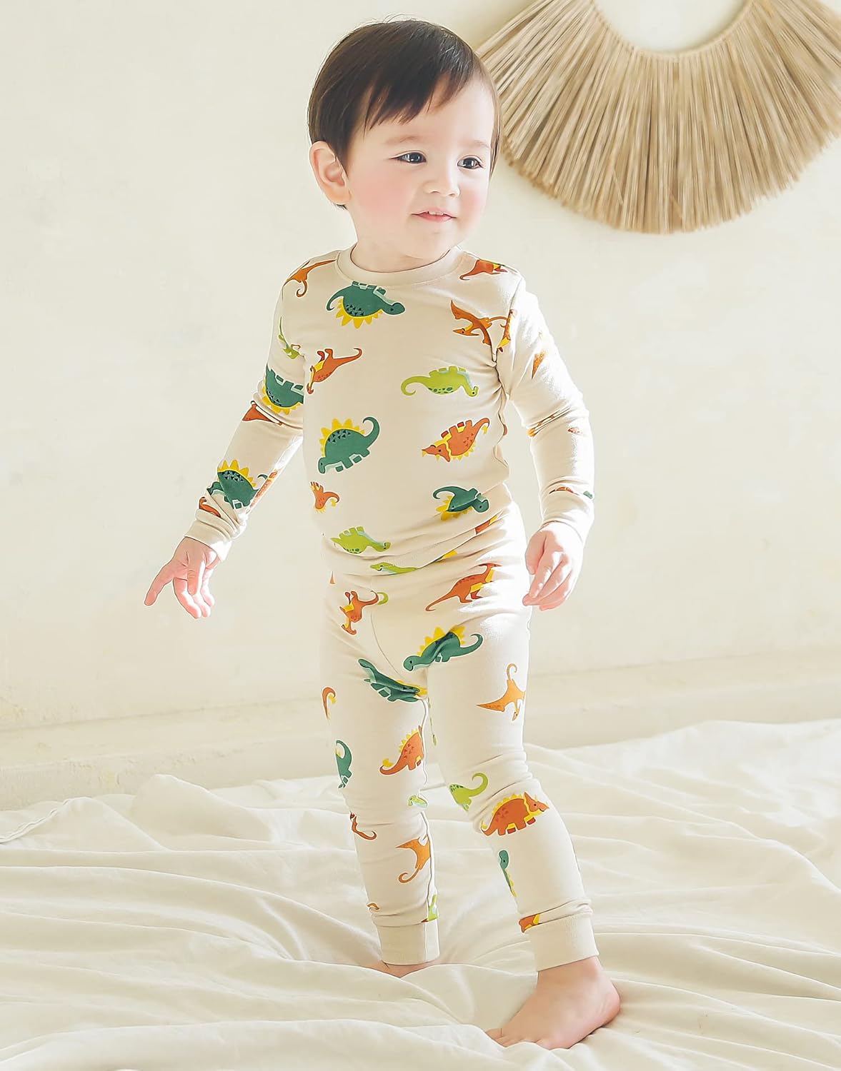 VAENAIT BABY 6M-12Y Kids Unisex Girls & Boys Soft Comfy Modal Tencel Sleepwear Pajamas 2pcs or 4pcs