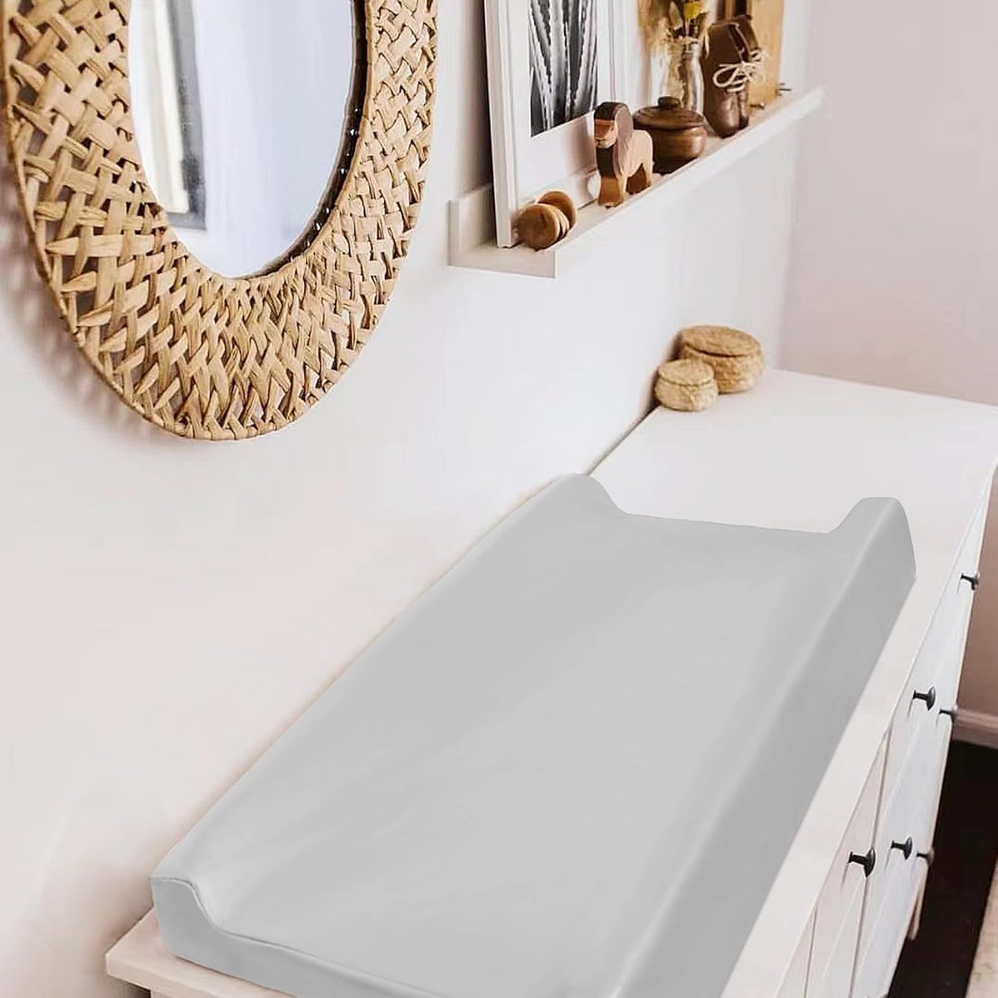 Owlowla Changing Pad Cover,Waterproof Changing Pad Covers-Soft Leather Diaper Changing Table