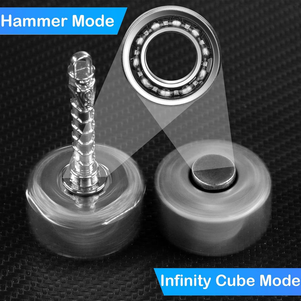 Hammer Fidget Spinners Chain Metal, Gold Fidget Spinner, Fidget Pad, Rainbow Gold Fidgit Spinner