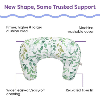 Boppy Nursing Pillow - Ergonomic Bottle & Breastfeeding Pillow with High, Firm, Large Area