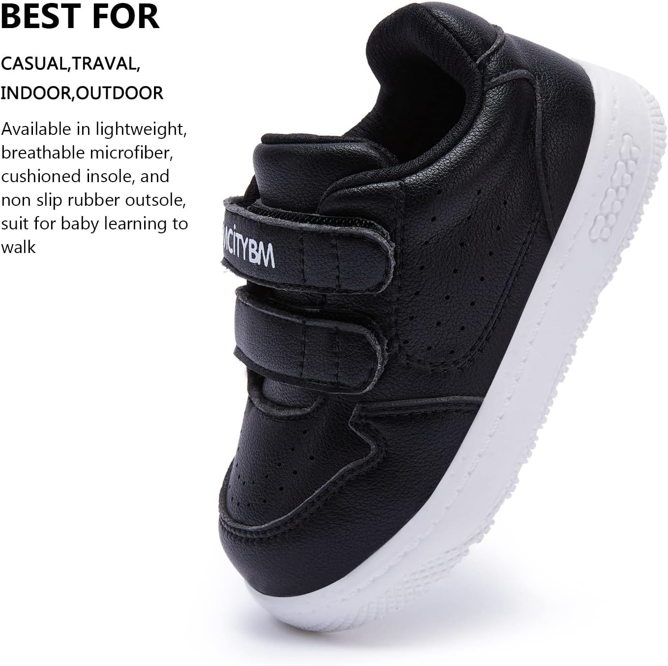 BMCiTYBM Baby Shoes Infant Boy Girl First Walker Shoes Toddler Walking Shoes Lightweight Non-Slip