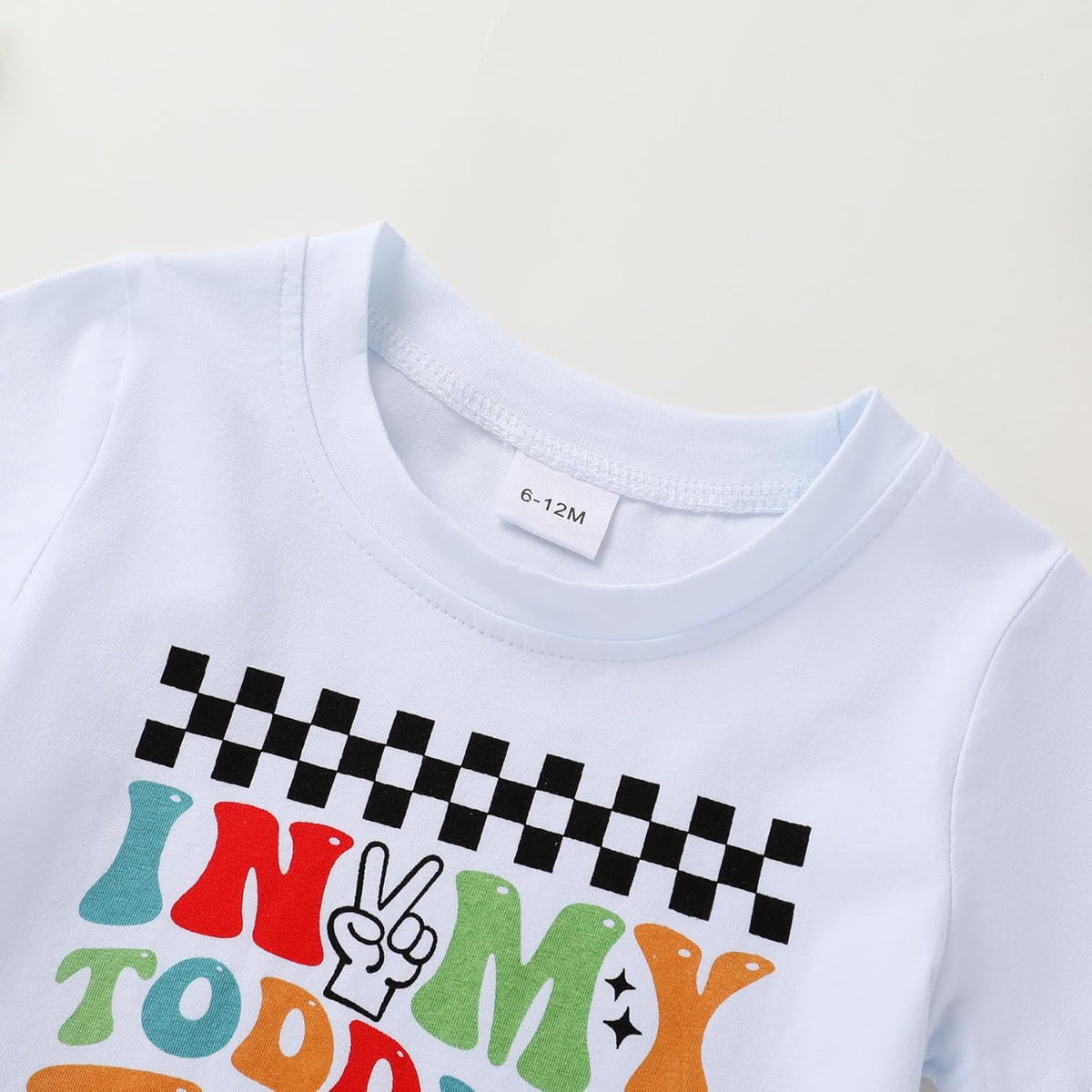Happy Town Toddler Clothes Baby Boy Girl Smiley Face Shirt Short Sleeve T-Shirt Tee Summer Tops