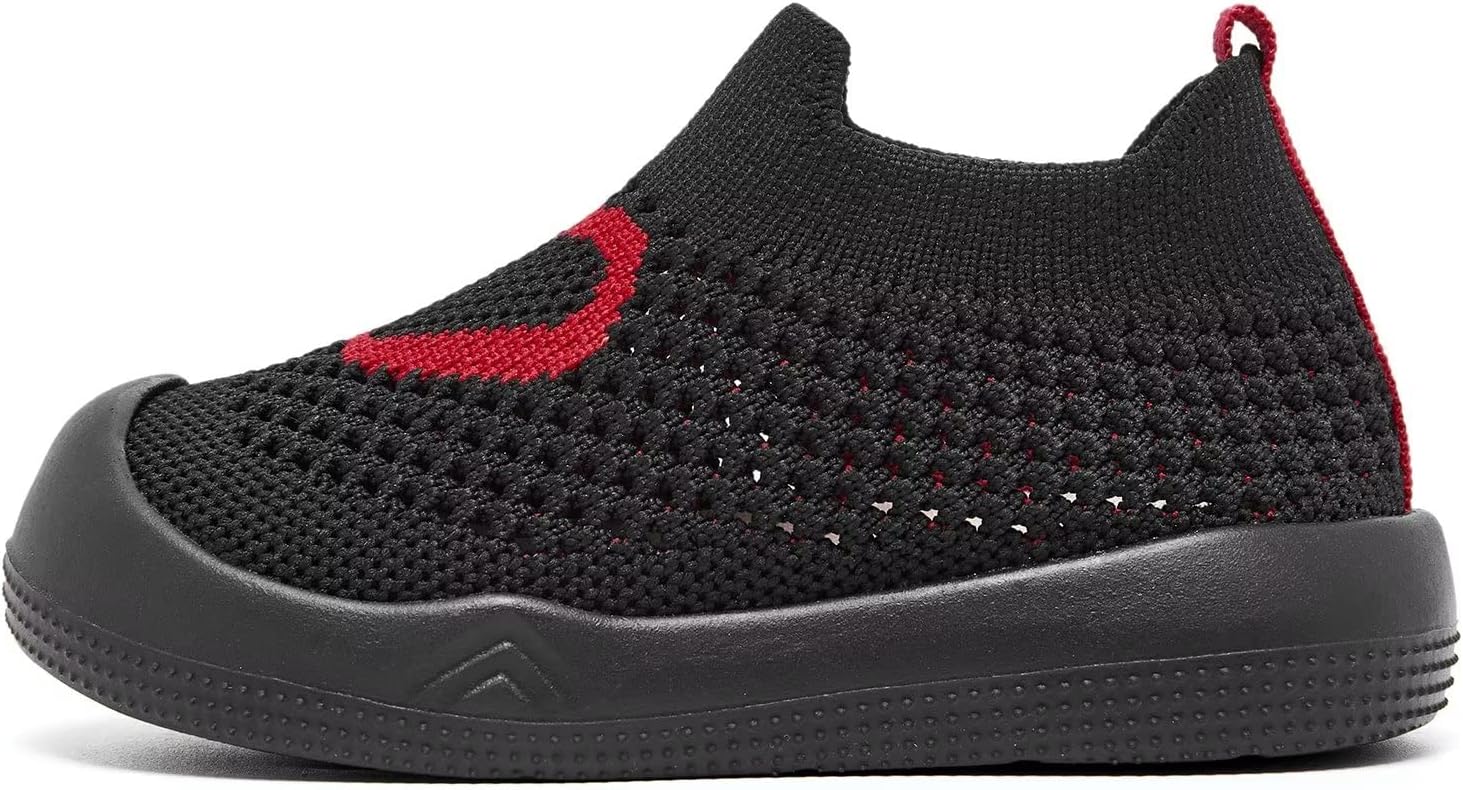 Eashi Baby Boy Girl Non-Skid Indoor Infant Walking Shoes Breathable Warm Elastic Sock Shoes with