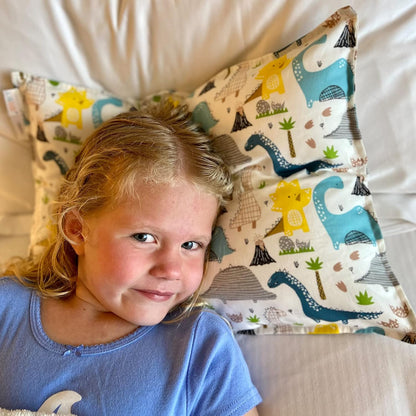 ALVABABY Toddler Pillowcases 2 Pack Organic Cotton Kids Pillow Cover Fit 13"x 18" or 12"x16"