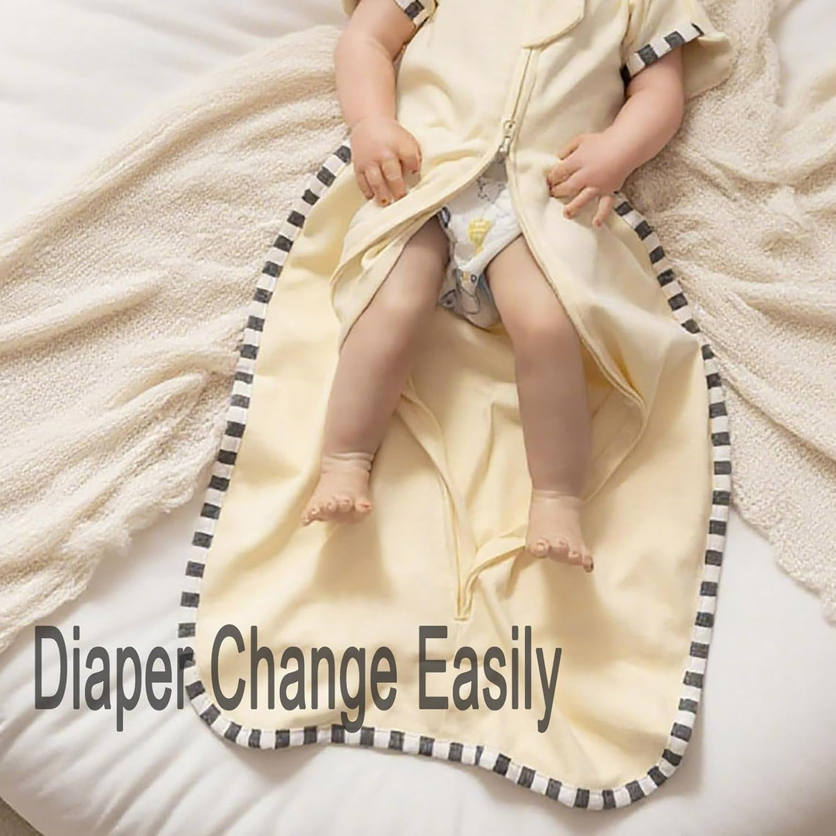 Baby Transition Swaddle 2-Pack, Newborn Sleep Sack, Arms Up Design (Arms In/Out), Infant Swaddle