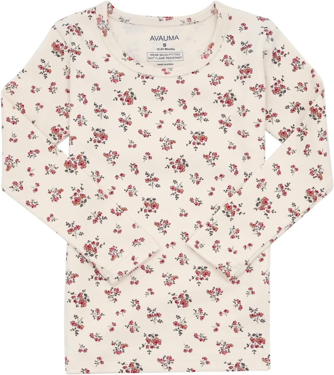 AVAUMA Baby Boys Girls Pajama Set 6M-7T Kids Cute Toddler Snug fit Pattern Design Pjs Cotton