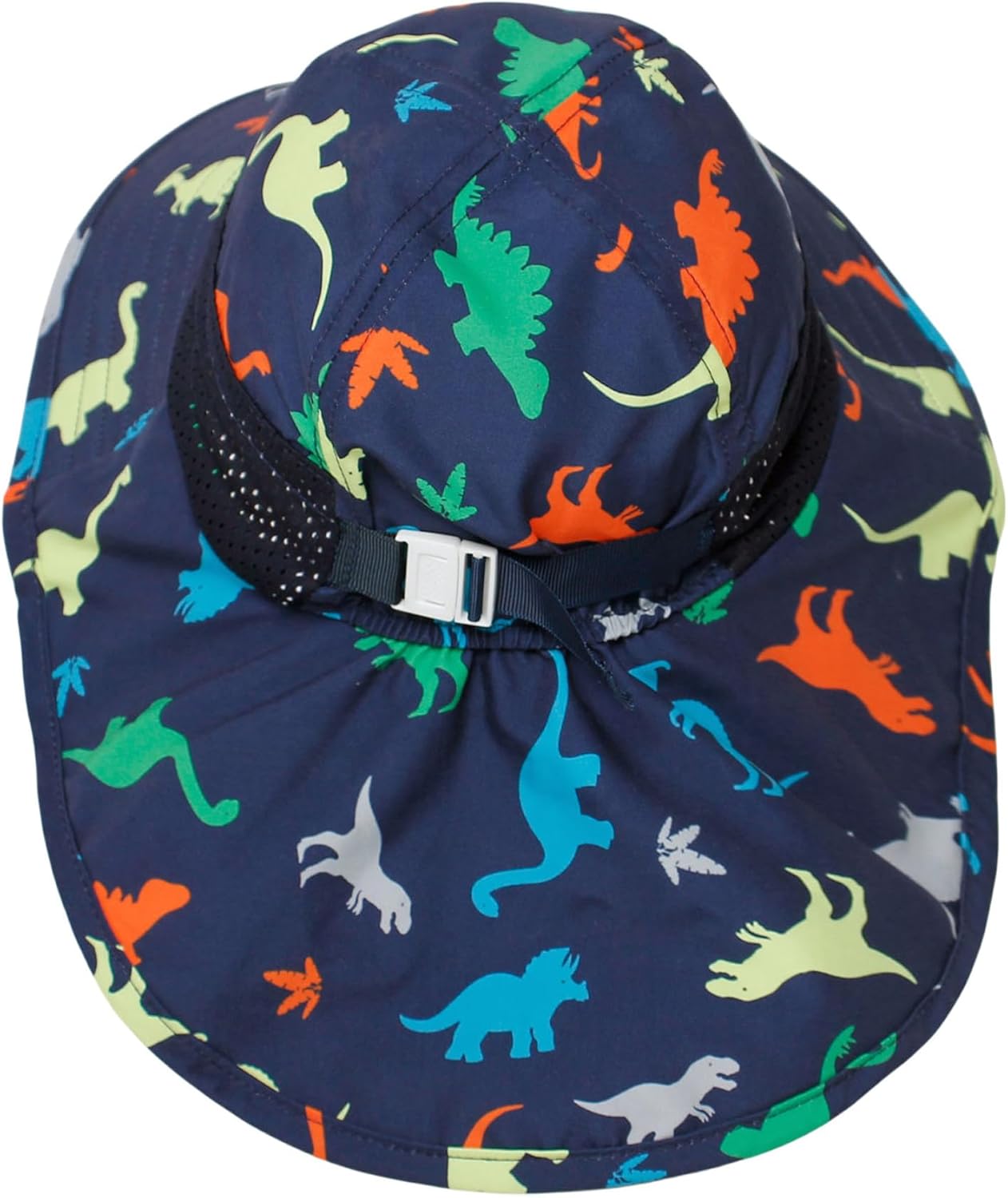 CHUNG Baby Sun Protection Hat Summer Toddler Adjustable UPF 50+ Wide Brim Neck Flap Beach Caps Boys
