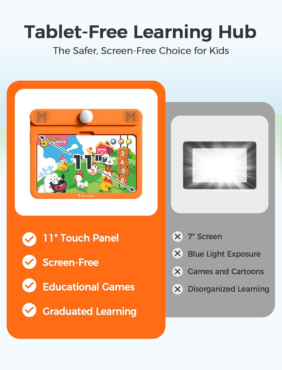 Interactive Electronic Learning Pad - Learn-to-Read System with 70 Sound Pages, Card-Insert for