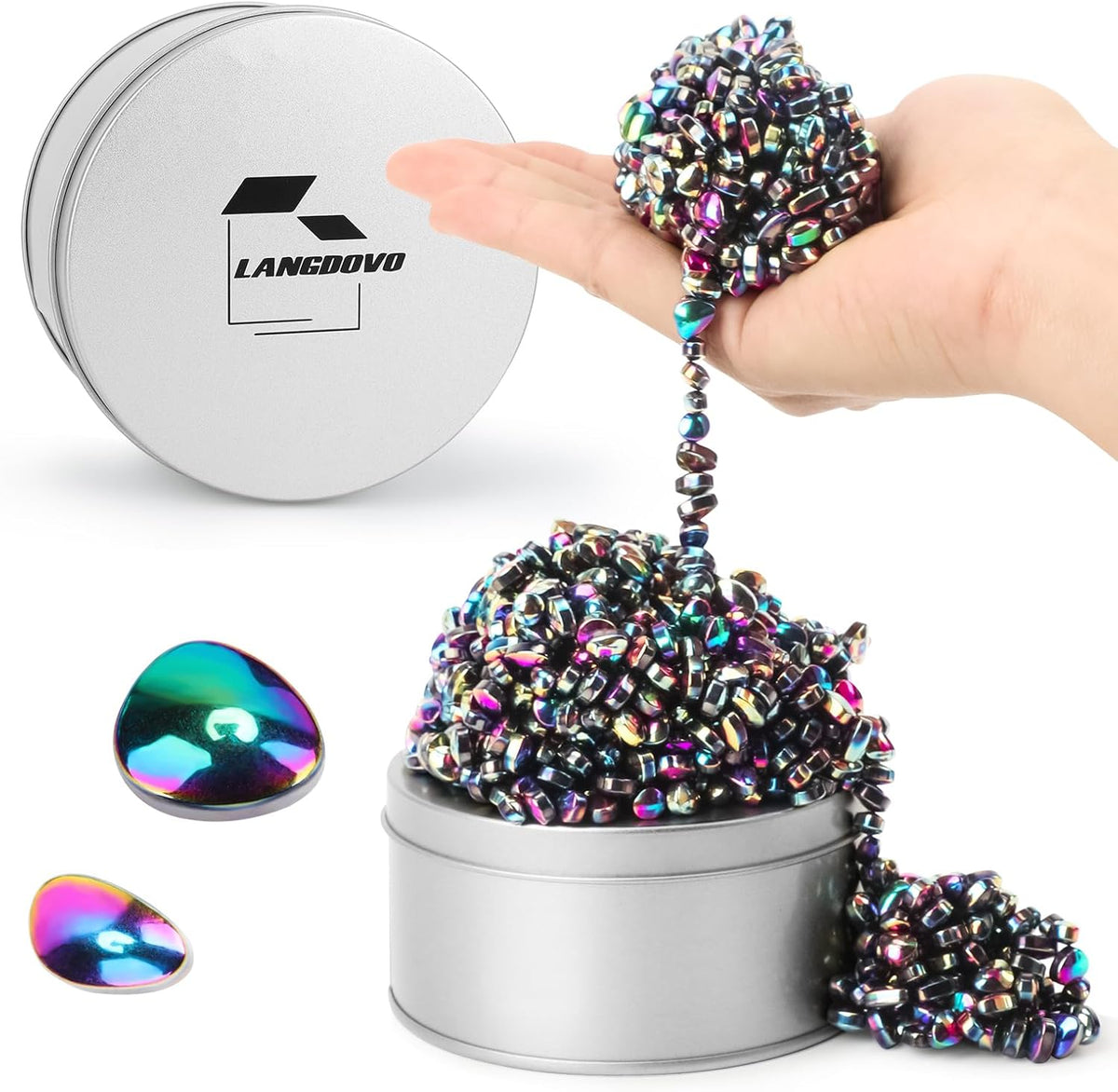Magnetic Putty Over 1000 Weak Magnetic Beads Fidget Ferrite Putty Crags Magnetic Stones Fun Quiet