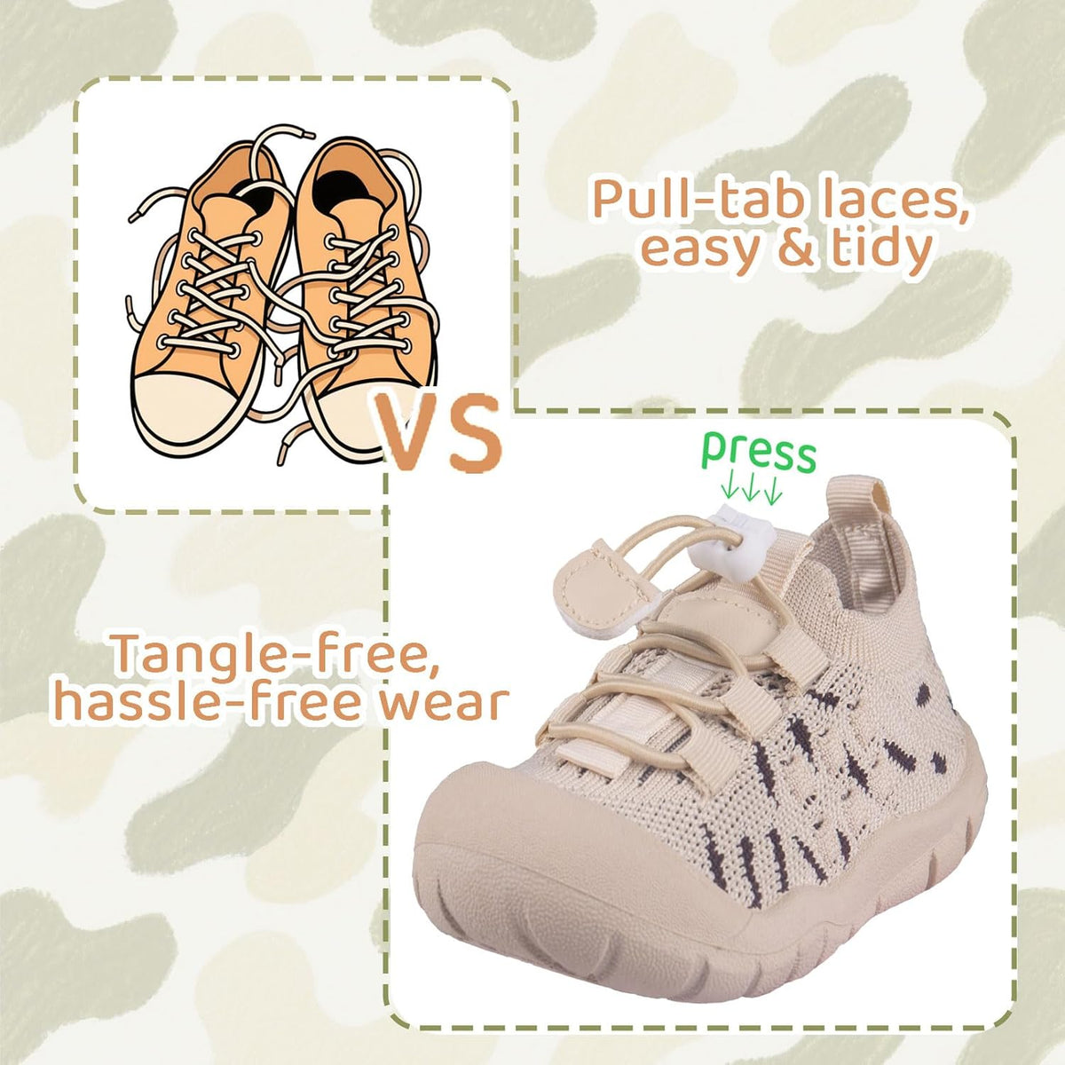 Baby First-Walking Shoes 1-4 Years Kid Shoes Trainers Toddler Infant Boys Girls Soft Sole Non Slip