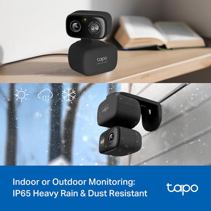 Tapo 2K 3MP Pan/Tilt Indoor/Outdoor Security Camera, Free Person/Baby Cry Detect & Track, 360° Pan