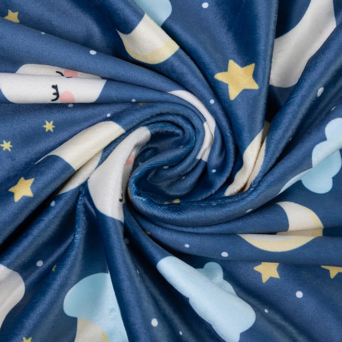 Baby Blankets for Unisex Boys Girls, Super Soft Nursery Minky Blankets, 30 x 40 inch Outer Space
