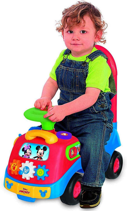 Kiddieland Mickey & Friends Activity Ride-On Car with Lights & Sounds