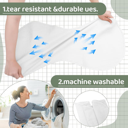 3 Pcs Changing Pad Liners Fits in Peanut Shape Changing Pad Waterproof Diaper Mats Organic Cotton