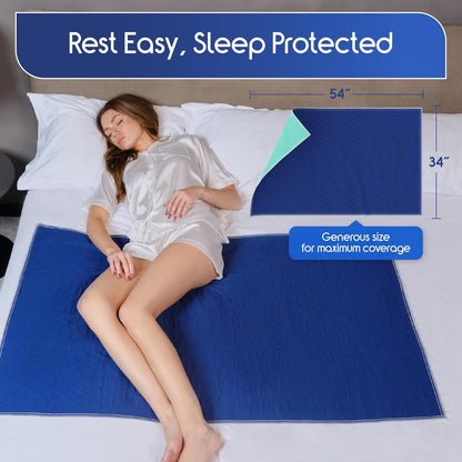 Inspire Waterproof Mattress Protector, Dark Colored to Hide Stains, Extra Large 34 x 54, Quilted