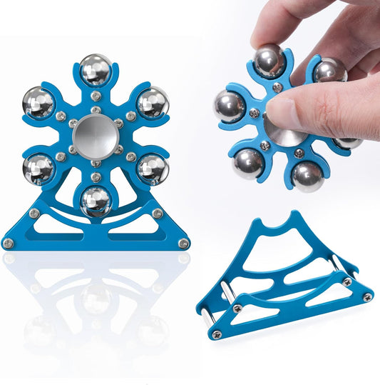 Desk-Fidget-Toys for Ferris-Wheels-Spinner: Metal Kinetic-Spinner 4mins, Cool-Gadgets for Kid