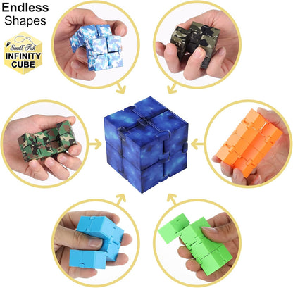 Infinity Cube Toy Fidget Galaxy, Fidget Sensory Cube Toy for Kids and Adults for Stress Relief and