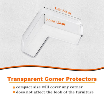 8 Pack Corner Protector Baby, Clear Coner Guard Furniture Corner & Edge Safety Bumpers Cushion for