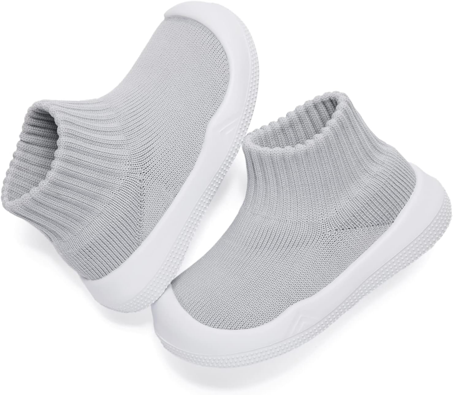 Eashi Baby Boy Girl Non-Skid Indoor Infant Walking Shoes Breathable Warm Elastic Sock Shoes with