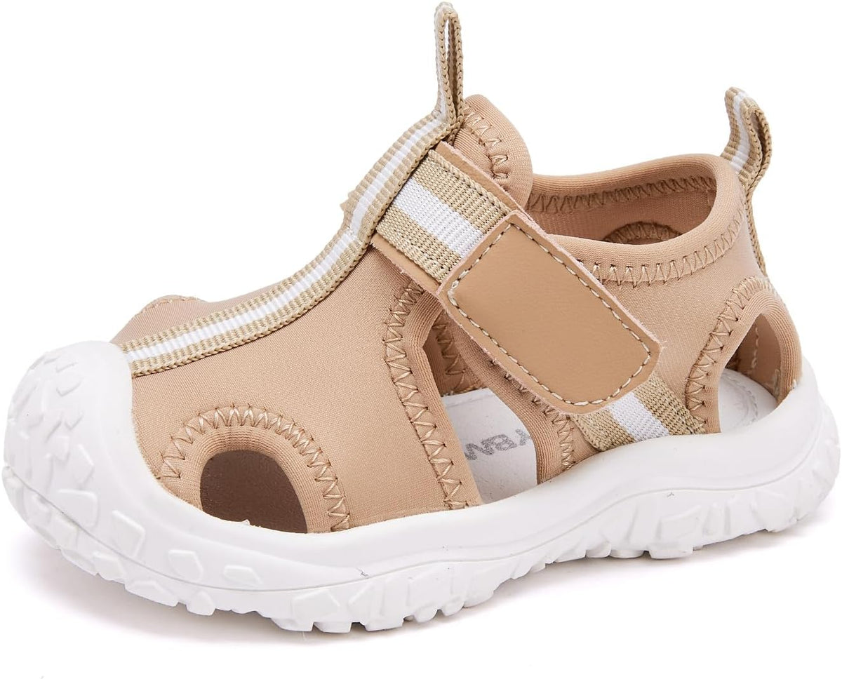 BMCiTYBM Baby Boy Girl Closed Toe Summer Sandals Lightweight Shoes Infant Non-Slip First Walking