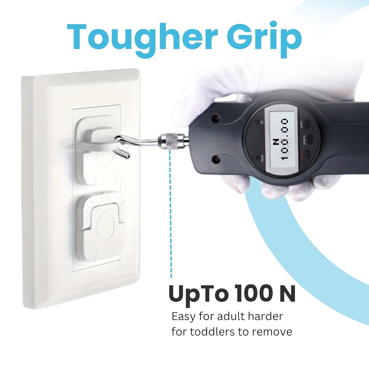 60 Pack Outlet Covers Baby Proofing with Pull Handle- Plug Covers Baby Proofing- White Baby Proof