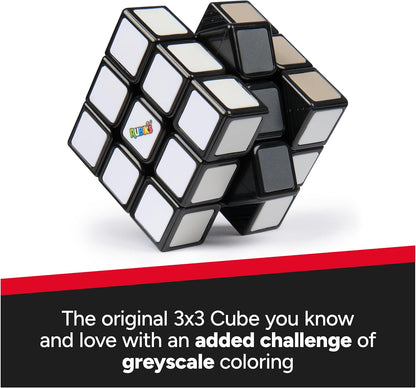 Rubik’s Cube Greyscale Wednesday Cube from The Hit TV Series Wednesday, Problem-Solving Challenging